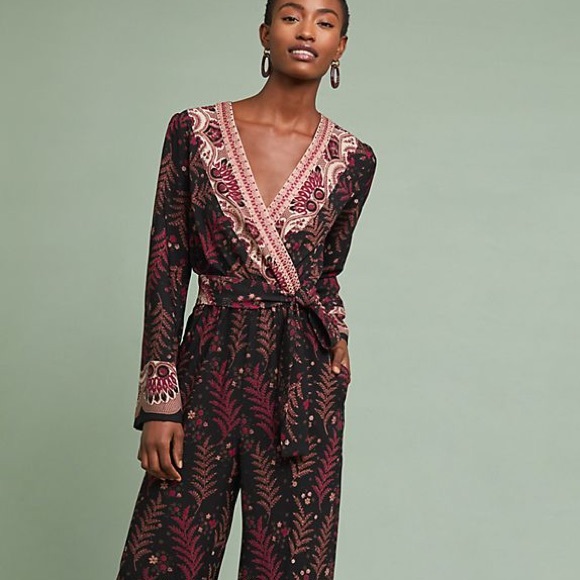 Anthropologie Other - One September Breezeway Embroidered Jumpsuit!